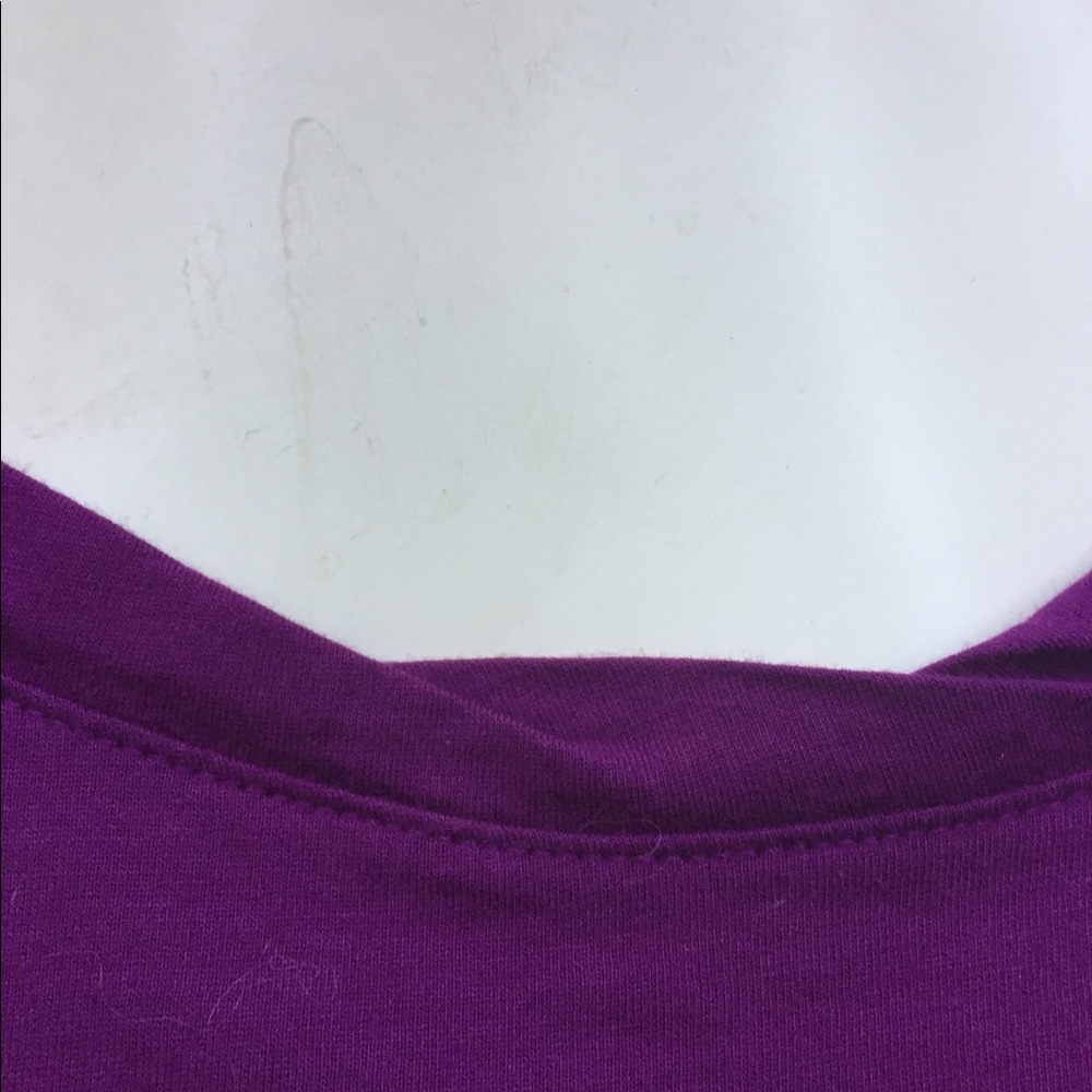 Lands End raspberry classic T shirt,l/sfree shipping always,activewear top,HP25 - Picture 4 of 11